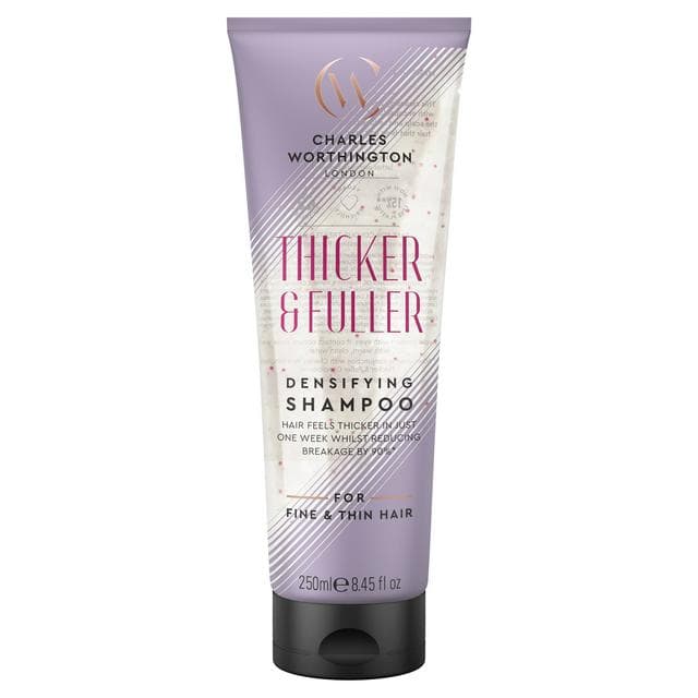 Charles Worthington 250ml Thicker & Fuller Densifying Shampoo - gallery image 1