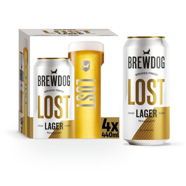BrewDog Lost Lager Planet First 4x440ml - gallery image 1