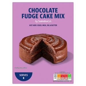 Sainsbury's Chocolate Fudge Cake Mix 502g