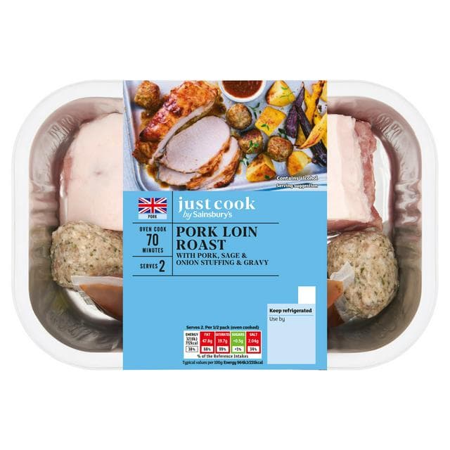 Sainsbury's Just Cook Mini British Pork Roast 743g - gallery image 1