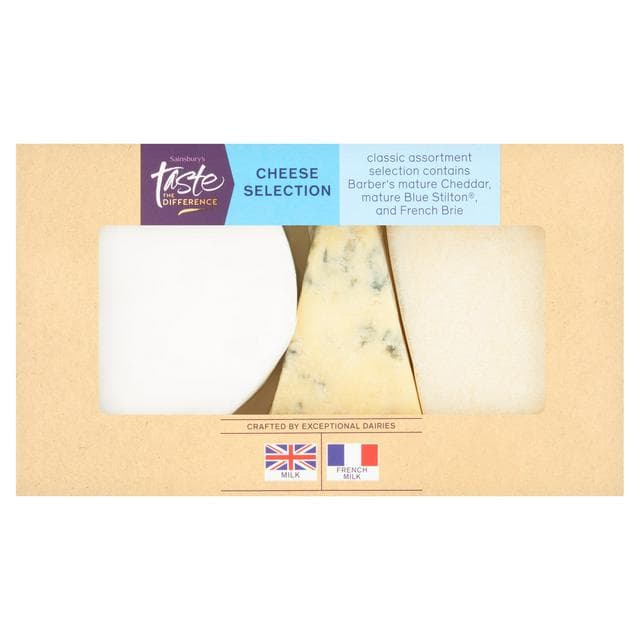 Sainsbury's Cheese Selection, Taste the Difference 285g - gallery image 1