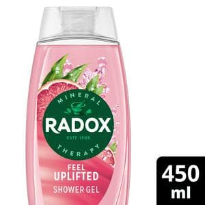 Radox Mineral Therapy Feel Uplifted Shower Gel Grapefruit & Ginger Body Wash 450ml