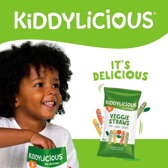 Kiddylicious Veggie Straws Baby Snacks 10x12g - gallery image 4