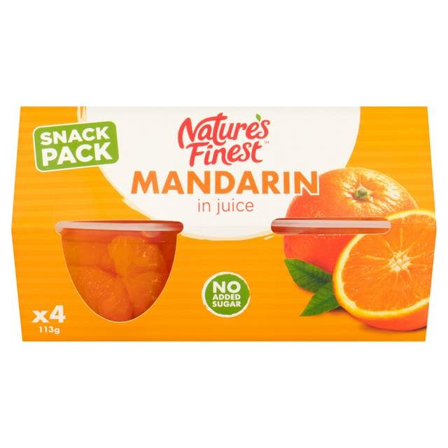 Nature's Finest Mandarin in Juice 4x113g - gallery image 1