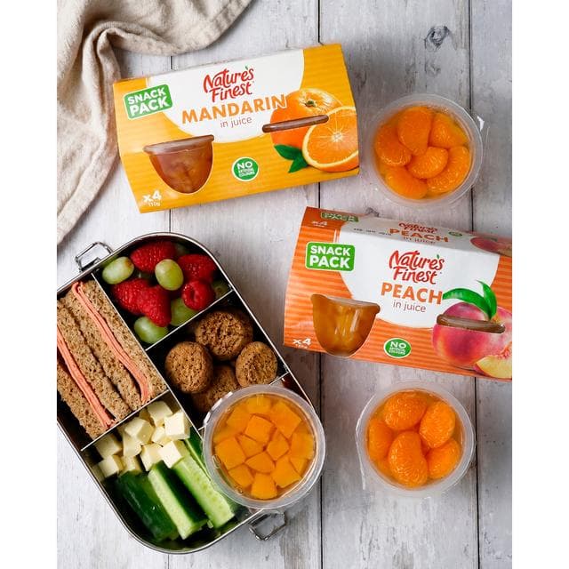 Nature's Finest Peach in Juice 4x120g - gallery image 2