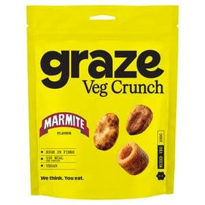Graze Marmite Roasted Crunch Mix Protein Sharing Bag Snack 100g
