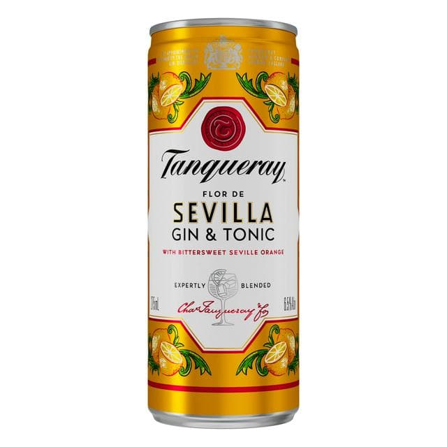 Tanqueray Flor de Sevilla Gin and Tonic 250ml - gallery image 1
