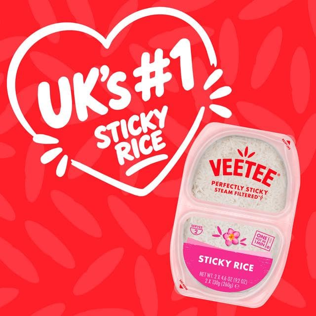 Veetee Heat&eat Sticky Rice Pots x2 260g - gallery image 5
