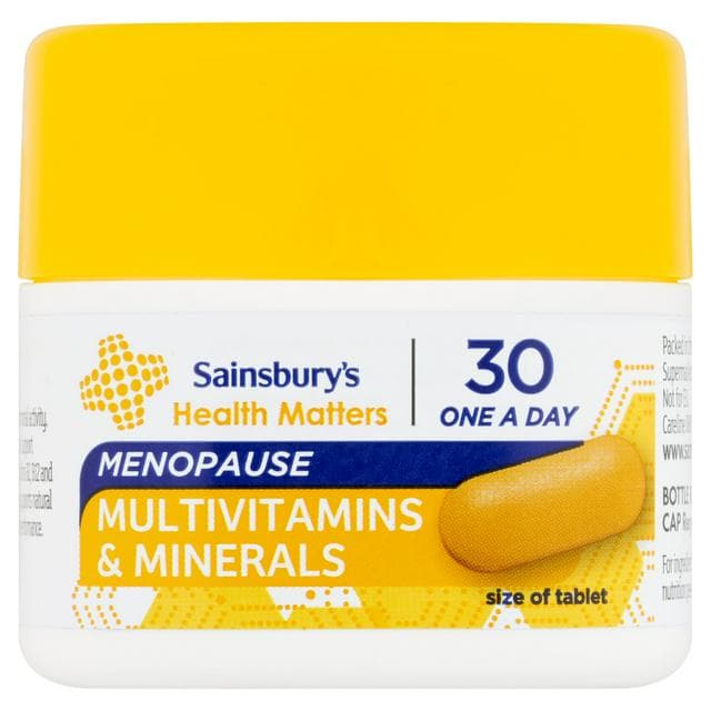 Sainsbury's Health Matters Women's Health Menopause Support One A Day Tablet x30 - gallery image 1