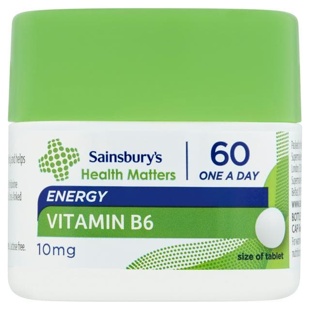 Sainsbury's Vitamin B6 10mgx60 - gallery image 1