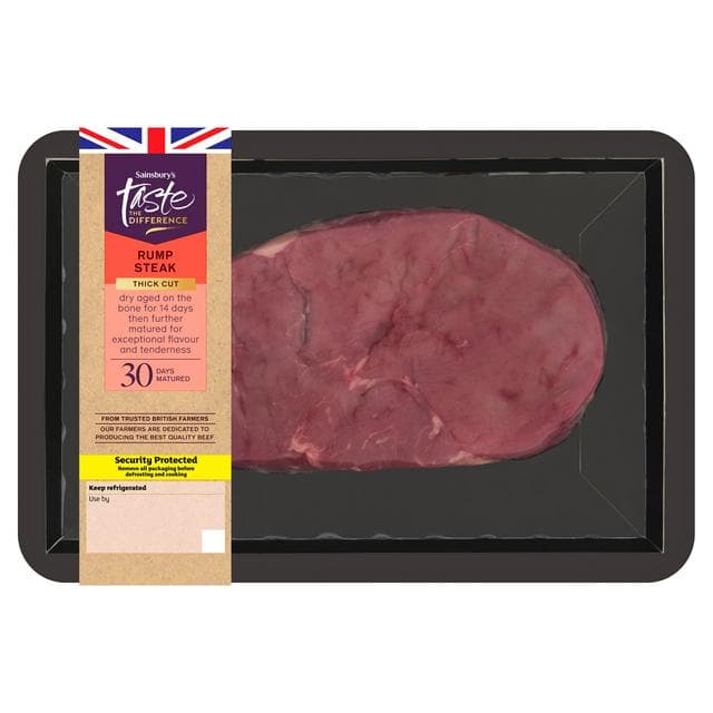 Sainsbury's British Beef Thick Cut Rump Steak, Taste the Difference 400g - gallery image 1