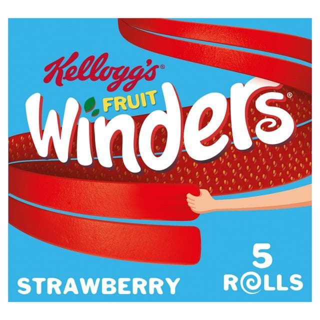 Kellogg's Fruit Winders Strawberry Snack 5x17g - gallery image 1