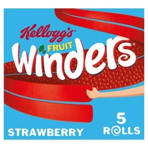 Kellogg's Fruit Winders Strawberry Snack 5x17g