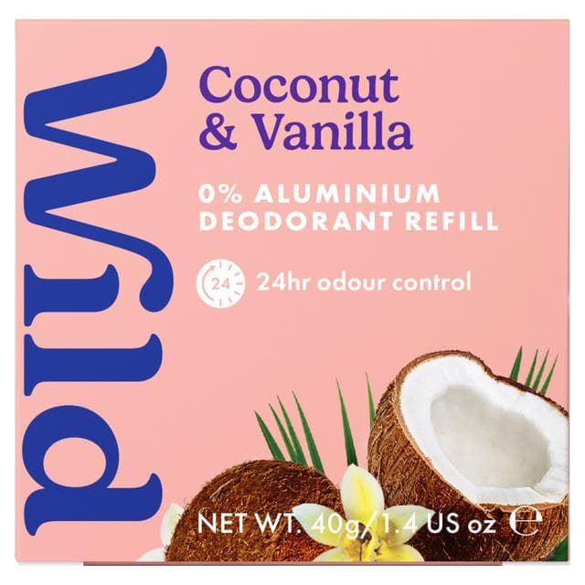 Wild Coconut & Vanilla Natural Deodorant Refill 40g - gallery image 1