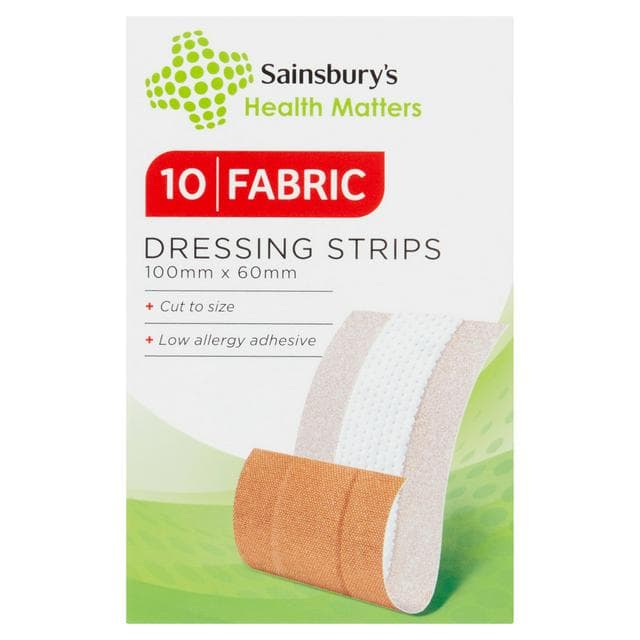 Sainsbury's Fabric Dressing Strips x10 - gallery image 1