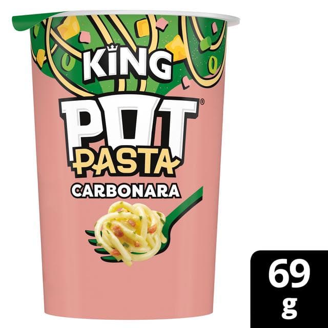 Pot Pasta Creamy Carbonara Instant Hot Snack 69g - gallery image 2
