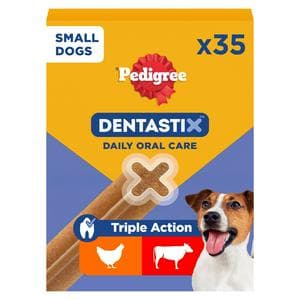 Pedigree Dentastix Daily Adult Small Dog Treats Dental Sticks x35 550g