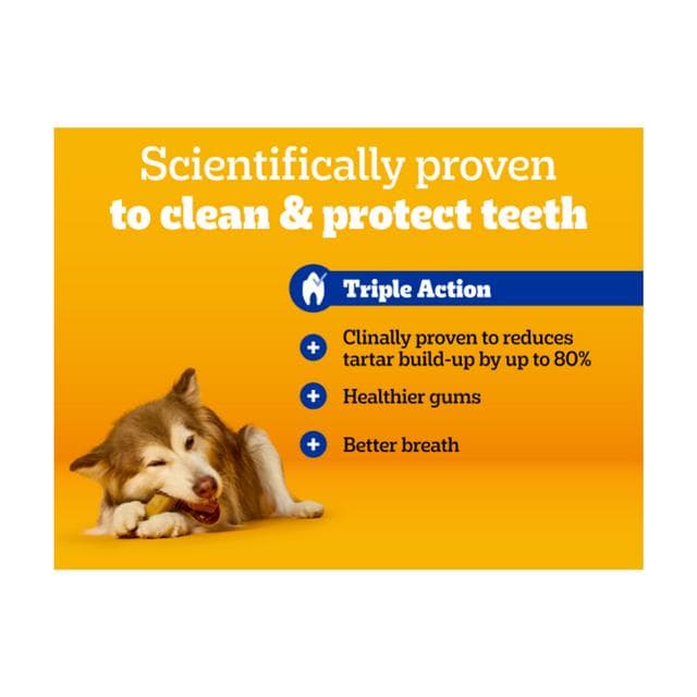 Pedigree Dentastix Daily Adult Large Dog Treats Dental Sticks x42 1.62kg - gallery image 6