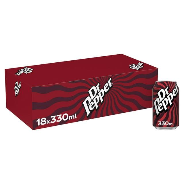 Dr Pepper 18x330ml - gallery image 1