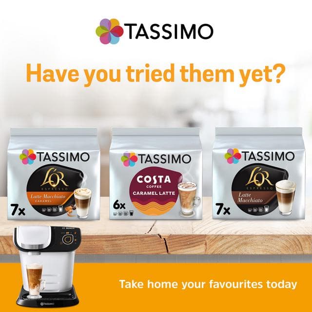 Tassimo Costa Latte Coffee Pods x6 - gallery image 3