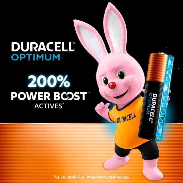 Duracell Optimum AAA Batteries, pack of 8 - gallery image 2