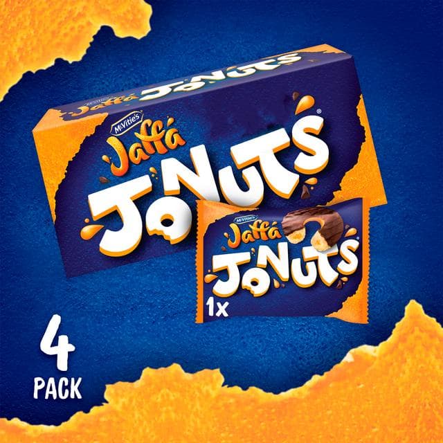 McVitie's Jaffa Cakes Original Jonuts Biscuits Multipack 4x43g - gallery image 2