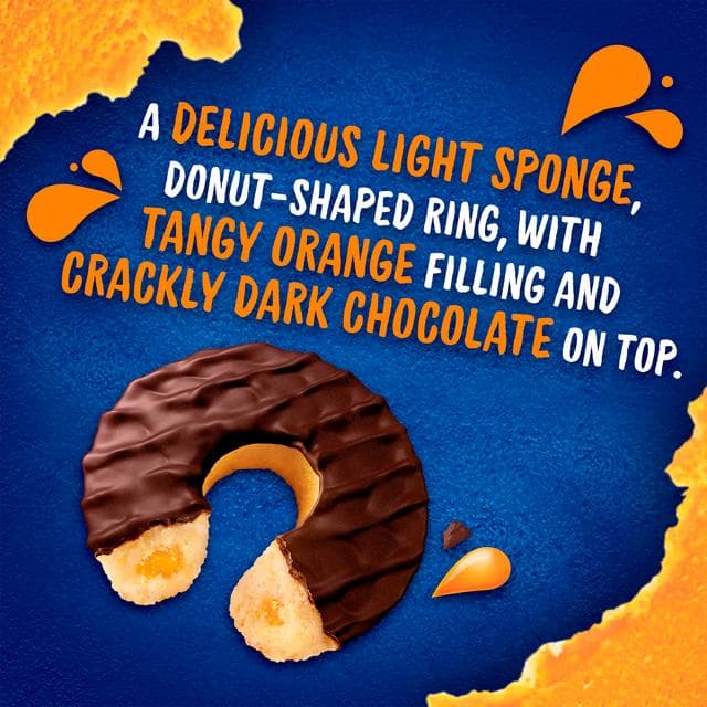 McVitie's Jaffa Cakes Original Jonuts Biscuits Multipack 4x43g - gallery image 3