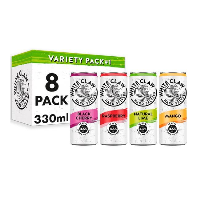 White Claw Hard Seltzer Variety Pack 8x330ml - gallery image 2
