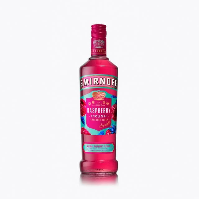 Smirnoff Raspberry Crush Vodka Based Flavoured Spirit Drink 35% Vol 70cl - gallery image 1