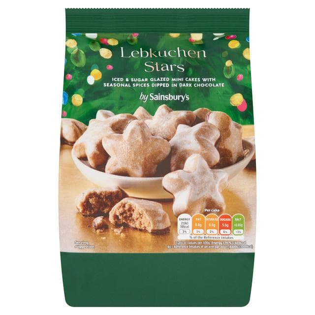 Sainsbury's 250g Lebkuchen Stars - gallery image 1