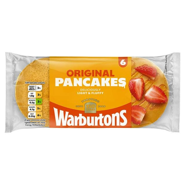 Warburtons Pancakes x6 - gallery image 1