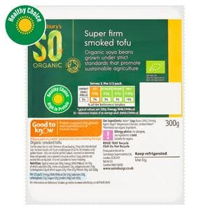 SO Organic Super Firm Smoked Vegan Tofu 300g