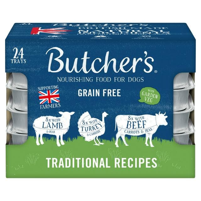 Butcher's Traditional Recipes Dog Food Trays 24x150g - gallery image 1