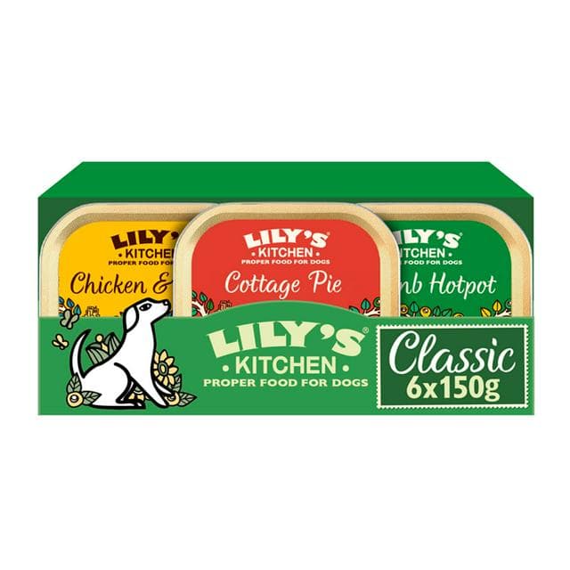 Lily's Kitchen Classic Dinners Multipack Adult Wet Dog Food 6x150g - gallery image 1