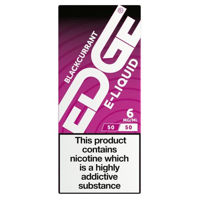 Edge Vape Liquid Refill Blackcurrant 6mg - gallery image 1