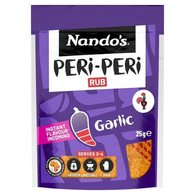 Nando's Garlic Peri-Peri Rub Medium 25g - gallery image 1