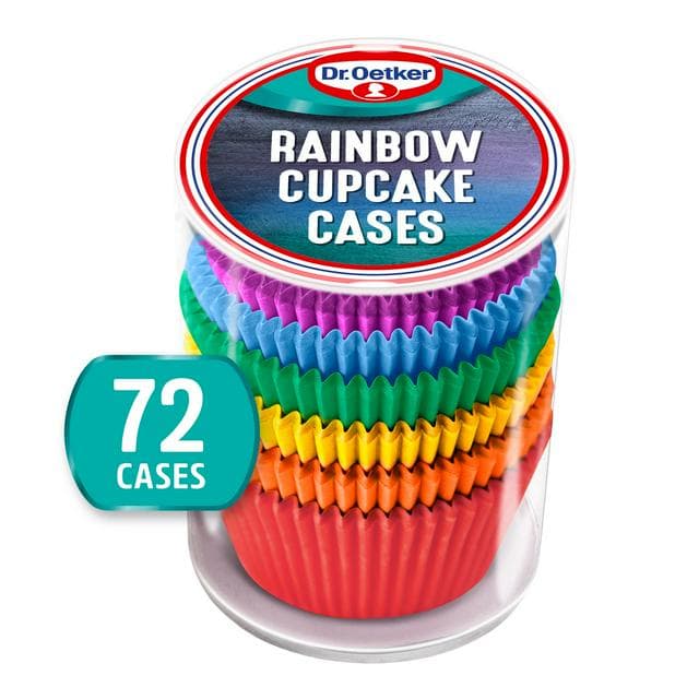 Dr. Oetker Rainbow Cupcake Cases x72 - gallery image 1