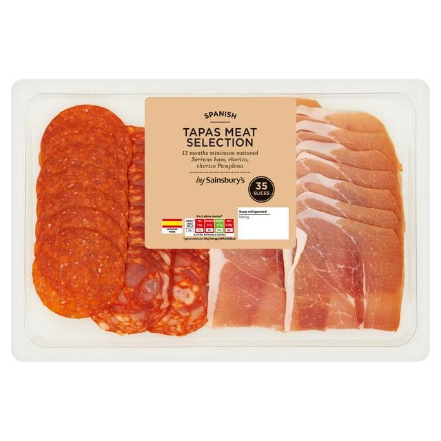 Sainsbury's 180g Spanish Tapas Meat Selection - gallery image 1