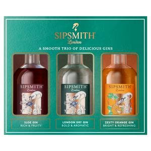 Sipsmith London Mini Trio of Gins Gift Set