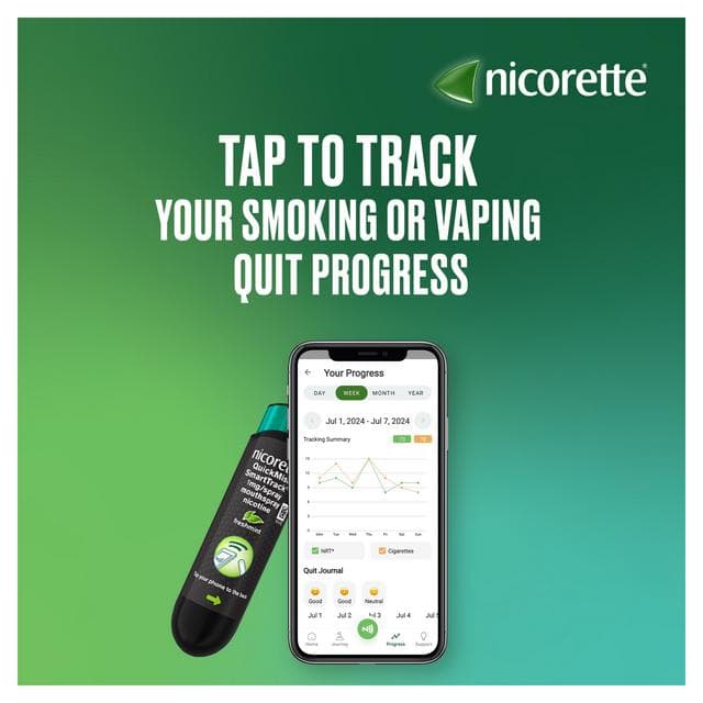 Nicorette QuickMist SmartTrack Mouthspray Nicotine Freshmint 1mgx150 - gallery image 3