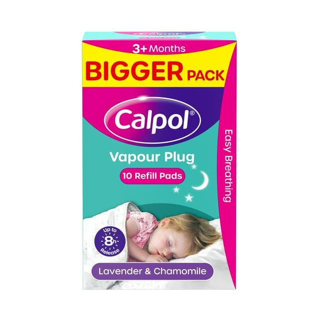 Calpol Vapour Plug Refills Lavender & Chamomile Refill Pads x10 - gallery image 1