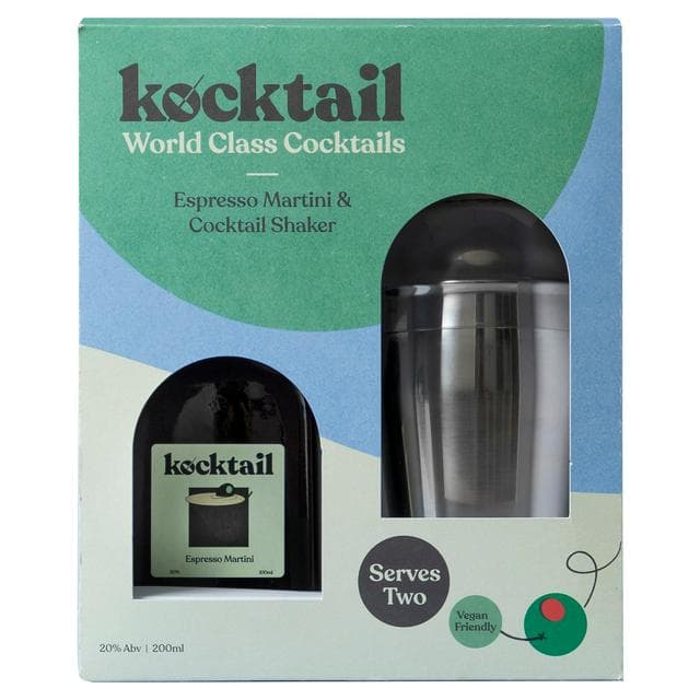 Kocktail Espresso Martini & Cocktail Shaker Gift Pack - gallery image 1