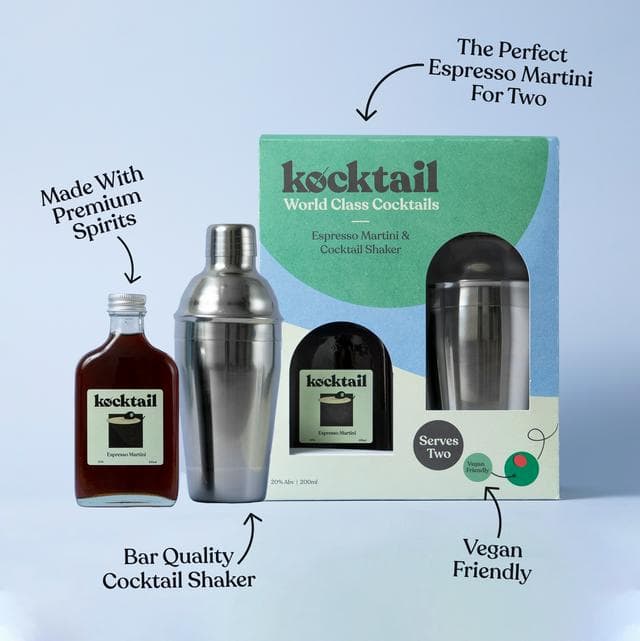 Kocktail Espresso Martini & Cocktail Shaker Gift Pack - gallery image 4