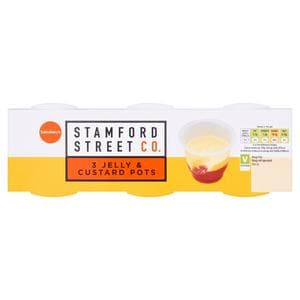 Stamford Street Co. Jelly & Custard Pots 3x125g
