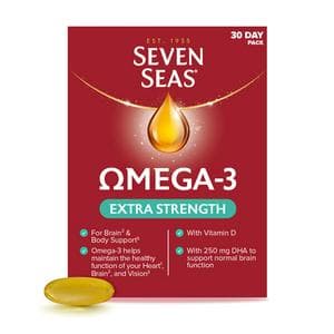 Seven Seas Omega-3 Fish Oil Extra Strength with Vitamin D Capsules x30