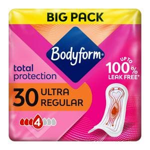 Bodyform Cour V Ultra Normal Sanitary Towels Pack x30