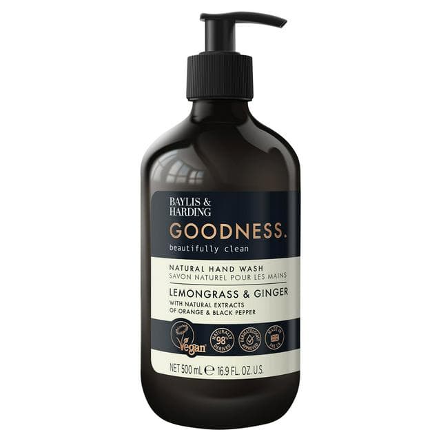 Baylis & Harding Goodness Lemongrass & Ginger Natural Hand Wash 500ml - gallery image 1
