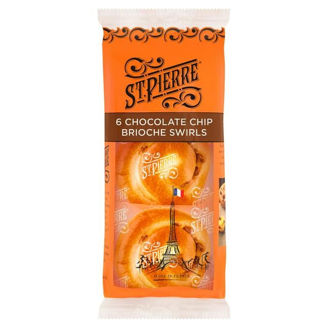 St. Pierre Chocolate Chip Brioche Swirls x6 - gallery image 1