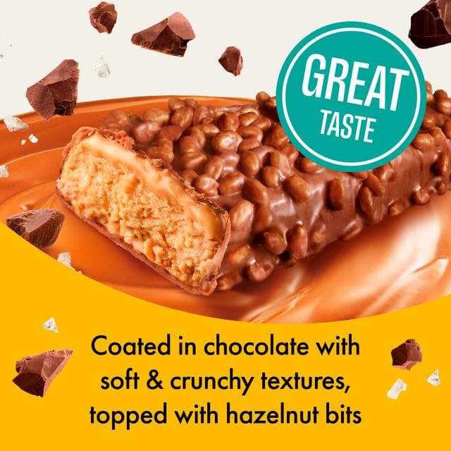 FULFIL Chocolate Salted Caramel Flavour Vitamin & Protein Bar 3x40g - gallery image 3