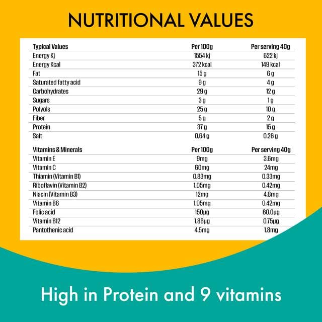 FULFIL Chocolate Salted Caramel Flavour Vitamin & Protein Bar 3x40g - gallery image 5